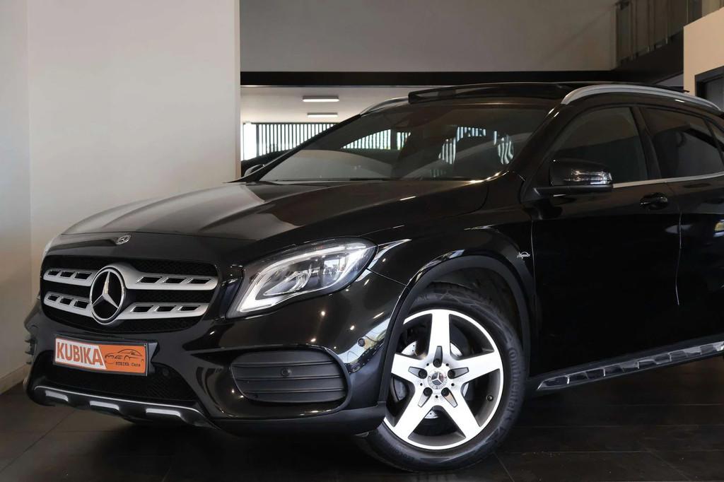 Mercedes-Benz GLA 200 GLA 200 d AMG CruiseC Pano Navi ZetelV, Auto's, Gebruikt, 4 cilinders, 136 pk, Zwart