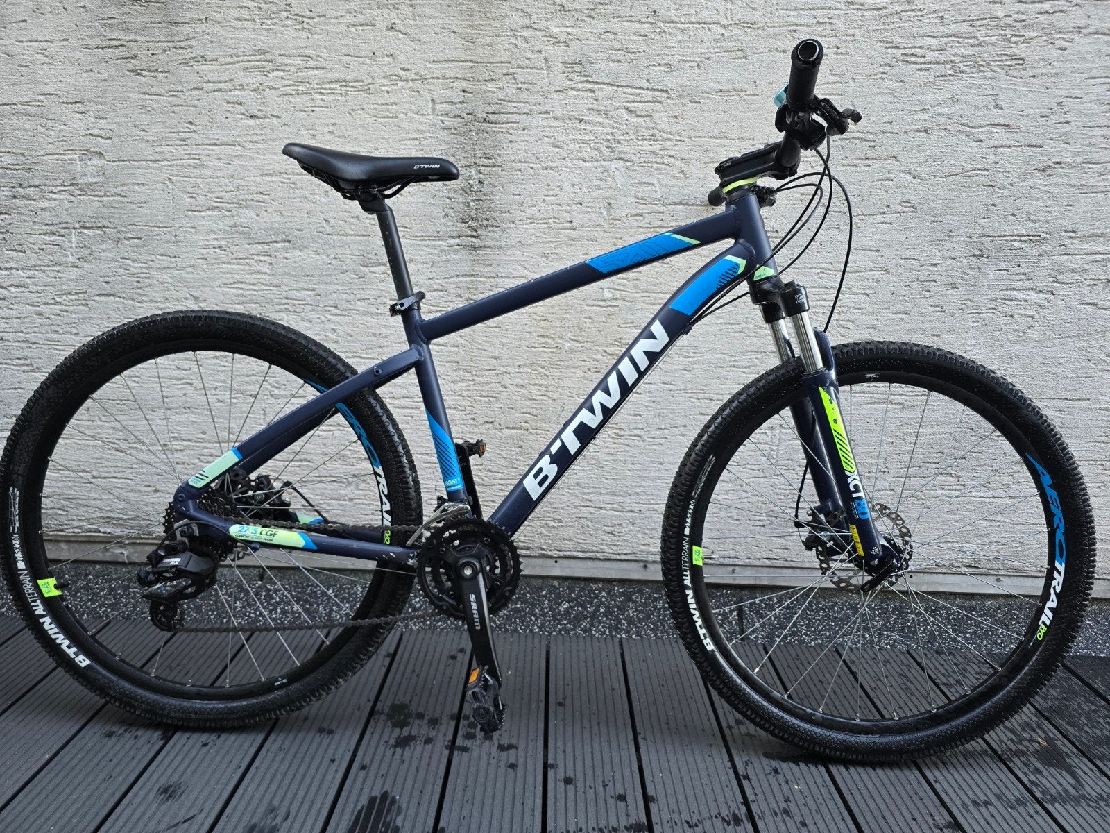 Mountain Bike B'Twin Rockrider 520 MTB 27.5" Size M, Fietsen en Brommers, Gebruikt, Heren, 49 tot 53 cm, Schijfrem
