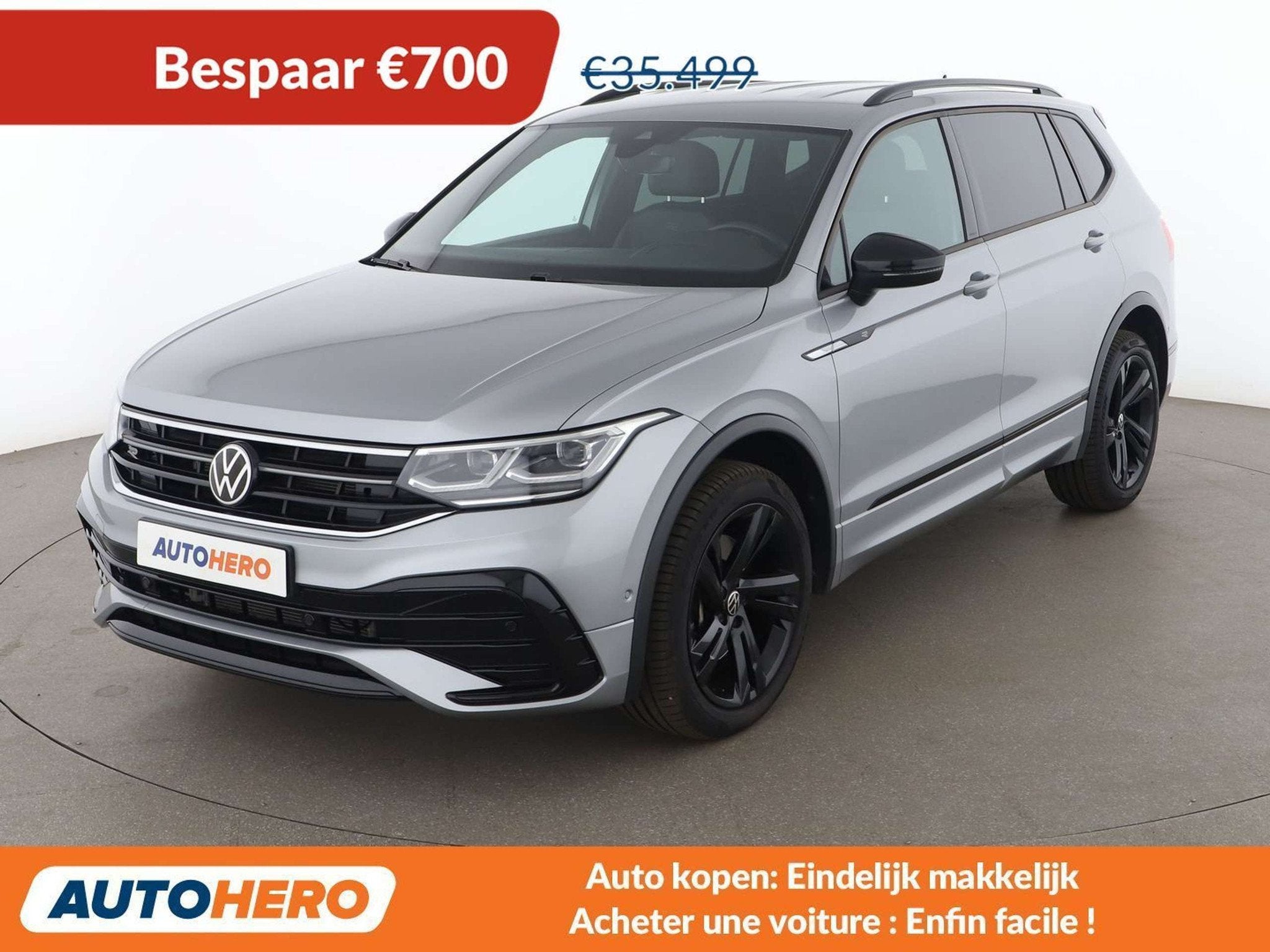 Volkswagen Tiguan Allspace 2.0 TDI R-Line 4Motion, Autos, Argent ou Gris, Achat, 174 g/km, Euro 6