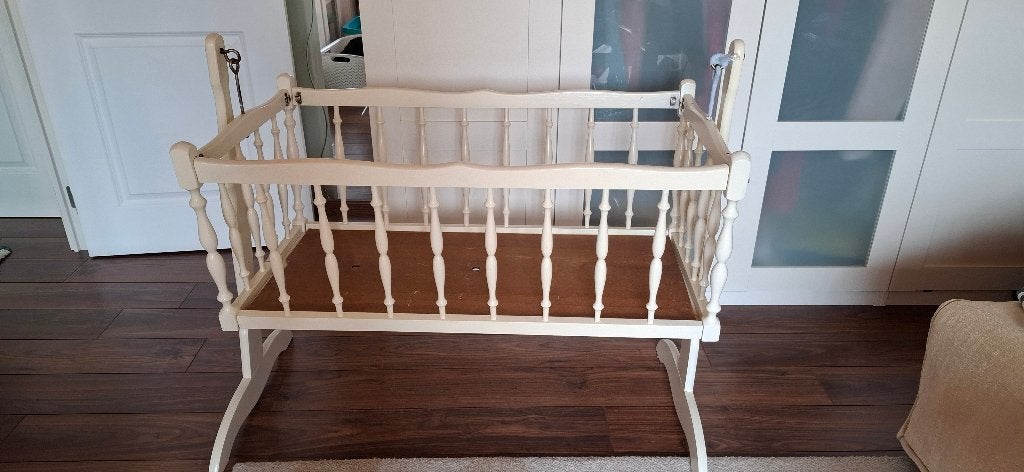 Baby bed, Kinderen en Baby's, Ophalen, Gebruikt, Minder dan 140 cm, Matras