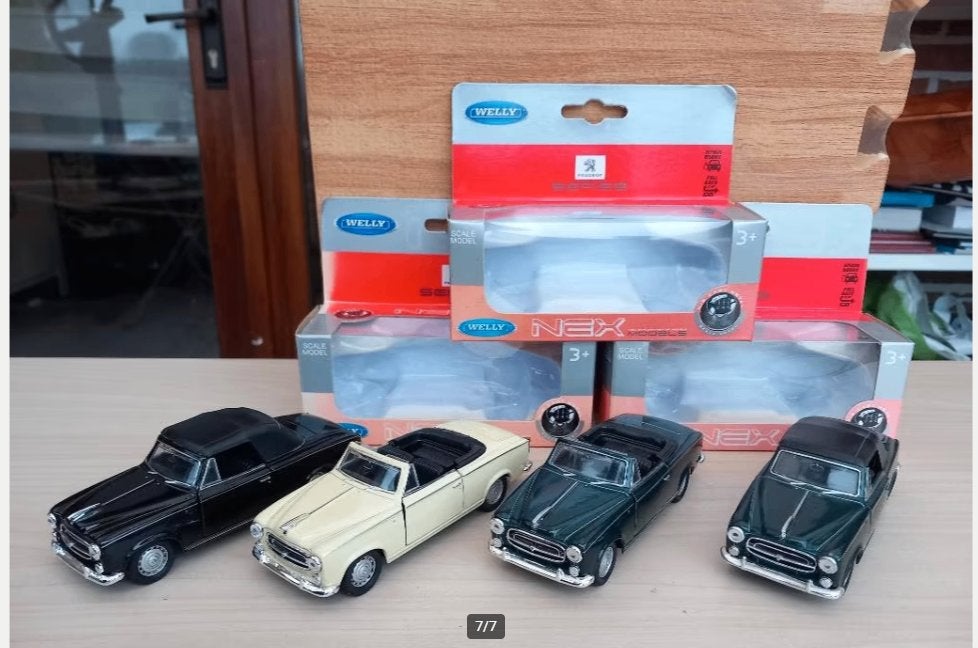 14 schaalmodellen Peugeot 403 & 404 cabriolet en 504, nieuw, Hobby en Vrije tijd, Ophalen, Nieuw, Auto