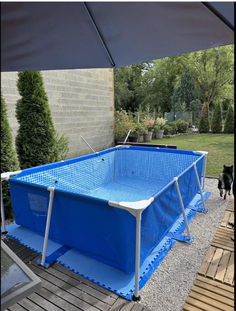 zwembadje 3x2m + pomp+ zeil+ cartridge Nog in doos Verhuis.., Verzenden, Nieuw, Rechthoekig