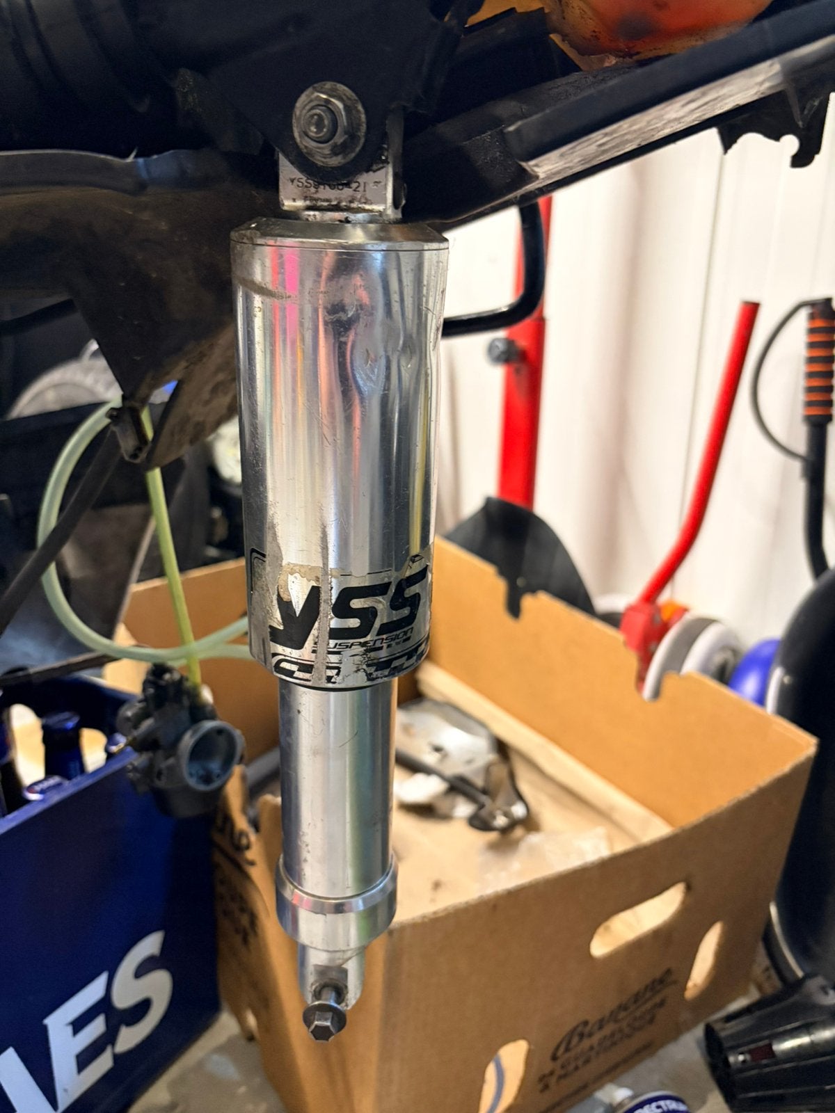 Yss chroom veer voor booster, Fietsen en Brommers, Ophalen of Verzenden, Zo goed als nieuw, Blok