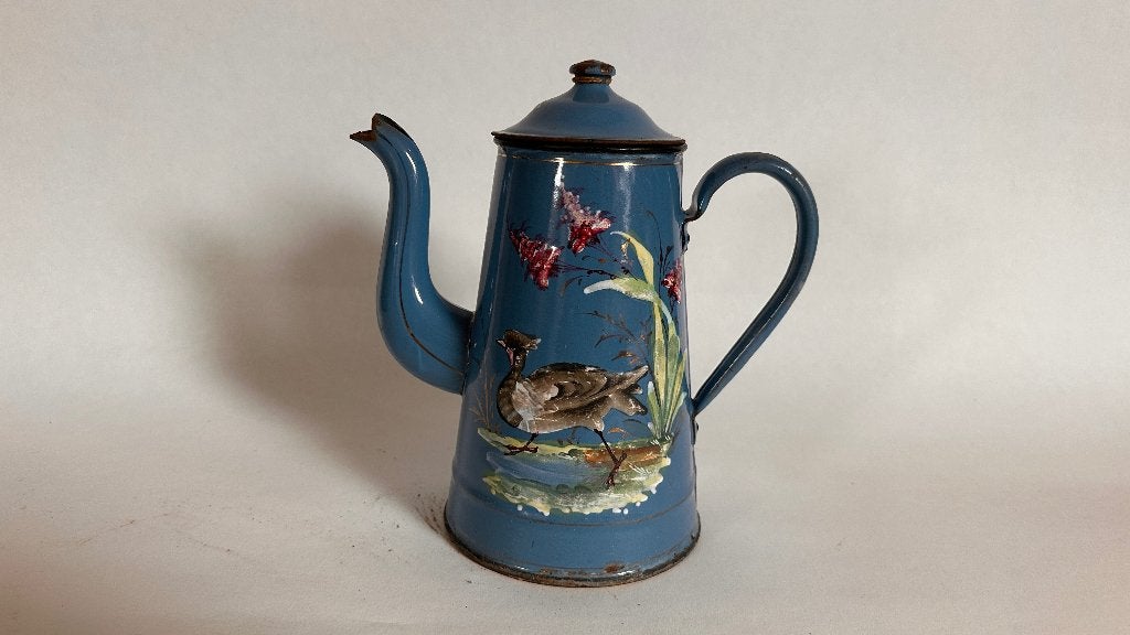 Koffiepot blauw, Ophalen of Verzenden
