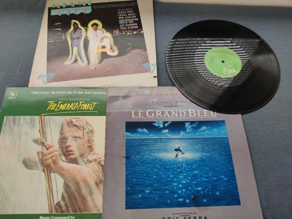 filmmuziek: grand blue, miami vice, emmerald forest, Ophalen of Verzenden