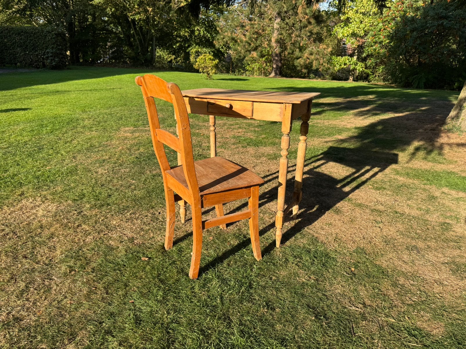 Petite table et chaise, Enlèvement, Utilisé, Bois