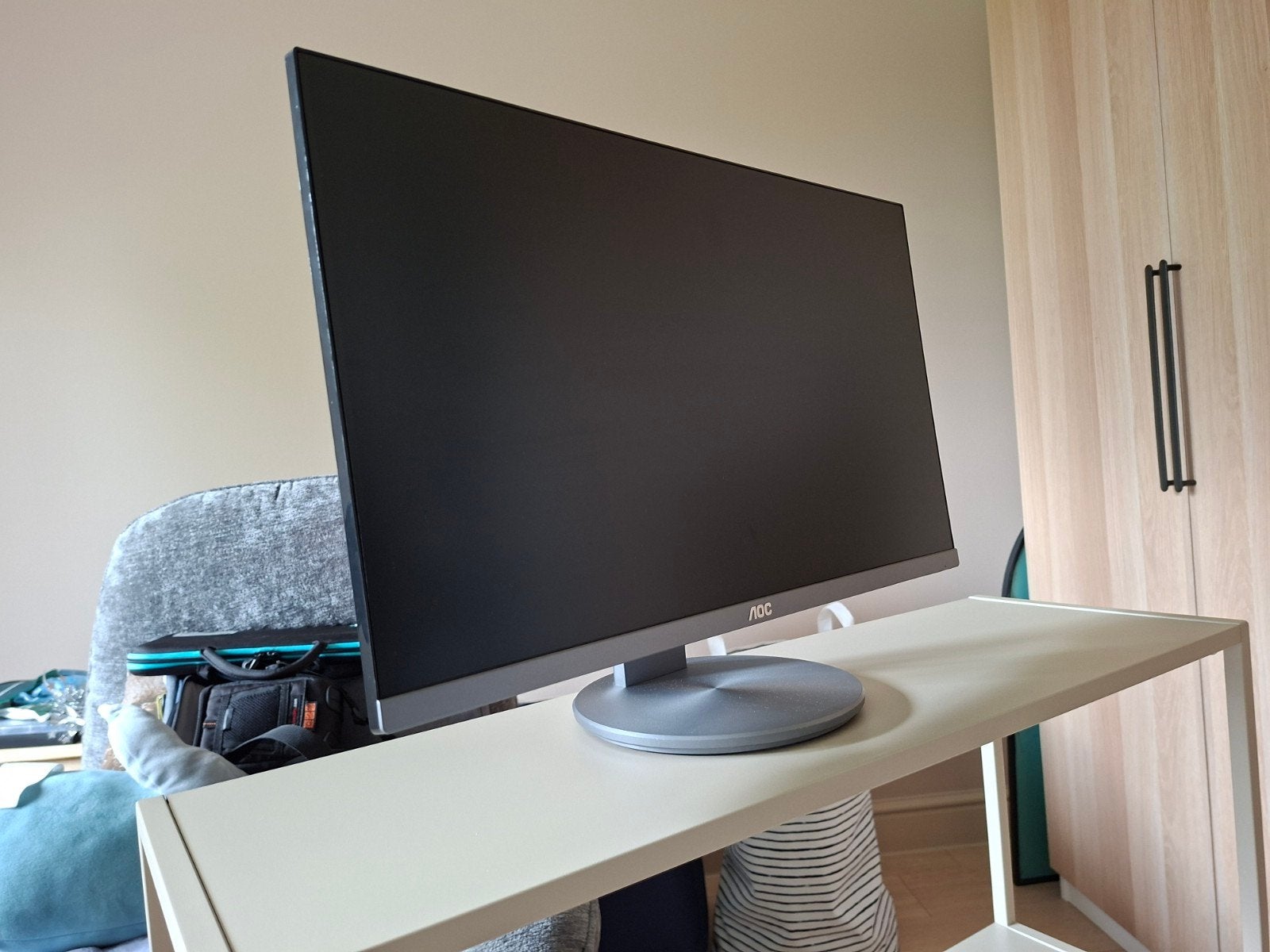 AOC LCD scherm 24 inch, Ophalen, Zo goed als nieuw, DisplayPort, 23,8