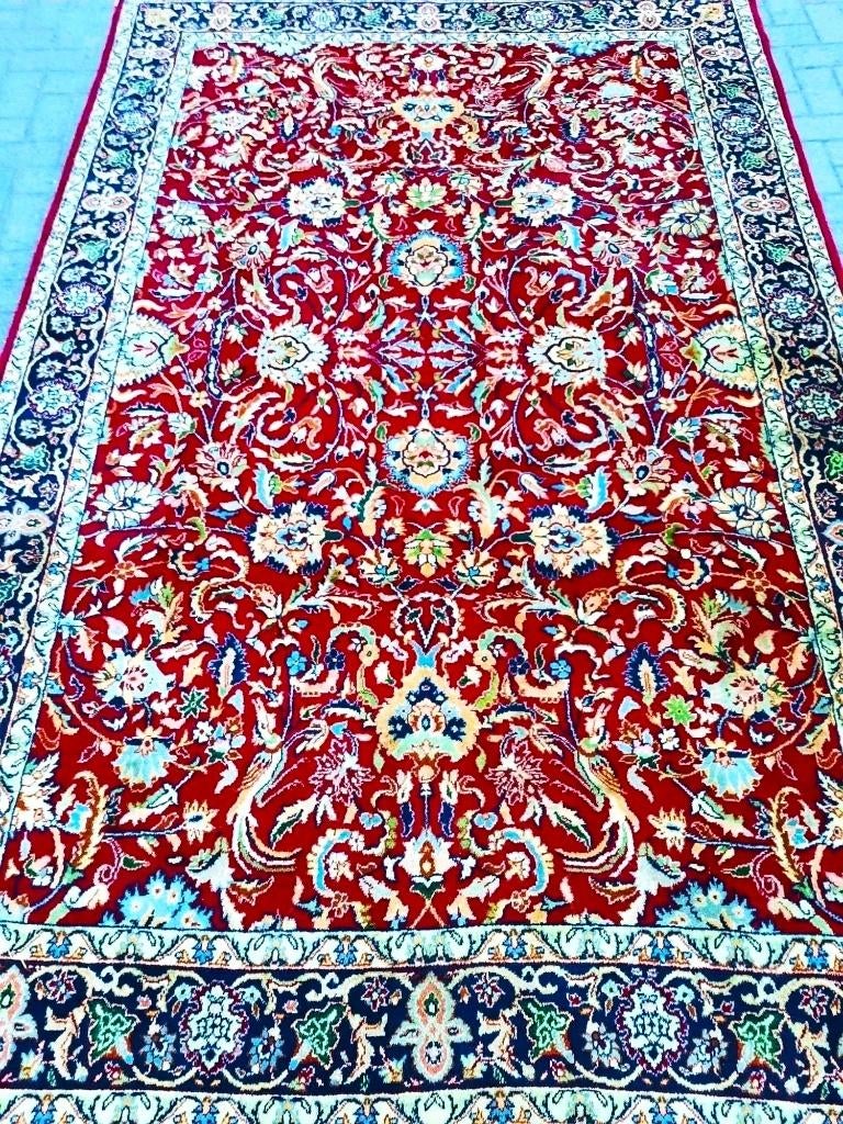 Mooie handgeknoopt Perzische tapijt (Isfahan) 300 x 200 cm, Maison & Meubles, Ameublement | Tapis & Moquettes, 200 cm ou plus