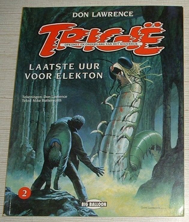 strips trigië, Boeken, Meerdere stripboeken, Ophalen of Verzenden, Don Lawrence