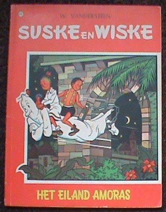 Suske en Wiske Het eiland Amoras 1e druk matte versie 1967, Boeken, Stripverhalen, Eén stripboek, Ophalen of Verzenden, Gelezen