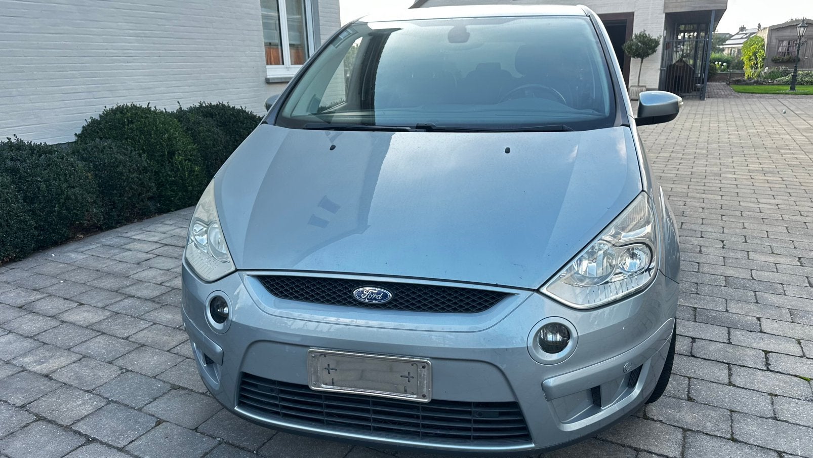 Ford S-Max 1.8CDti* diesel* 272000* 2007* 1er Main* Cuir, Auto's, Monovolume, Zwart, 4 cilinders, Adaptive Cruise Control