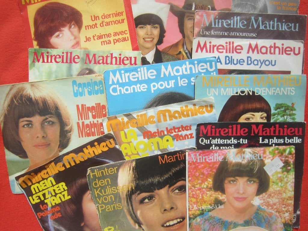 singles MIREILLE MATHIEU, EP, Ophalen, EP