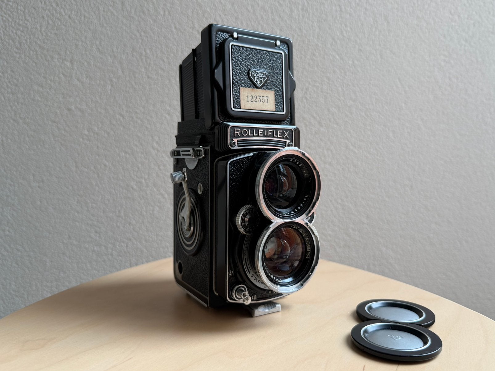 Prachtige Rolleiflex Rollei Wide Carl Zeiss Distagon 55mm F4, TV, Hi-fi & Vidéo, Appareils photo analogiques, Enlèvement ou Envoi