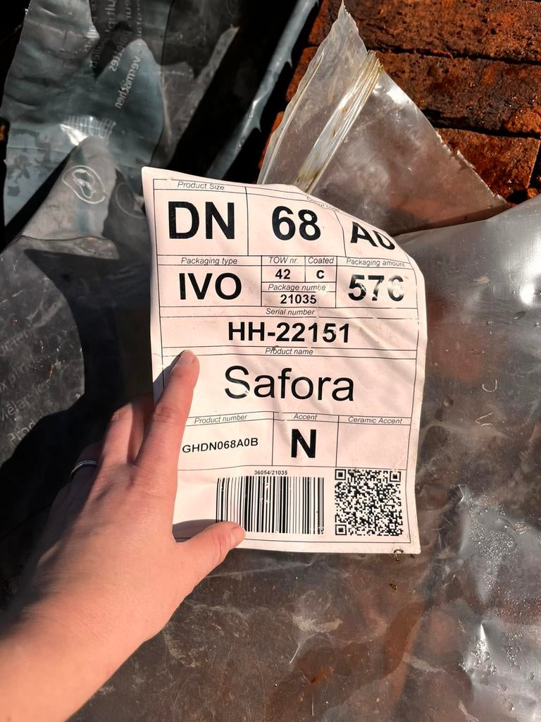 Briques VANDERSANDEN SAFORA, Enlèvement, Neuf, Briques