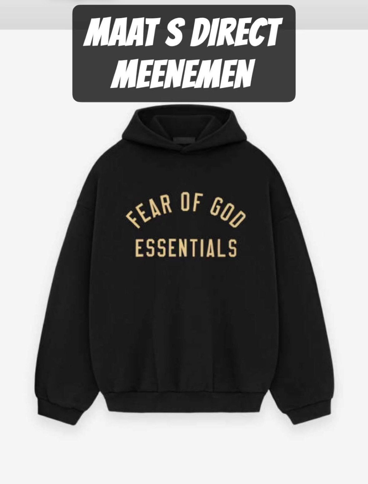 Essentials Fear of God S nieuw, Ophalen of Verzenden, Nieuw, Maat 46 (S) of kleiner, Zwart