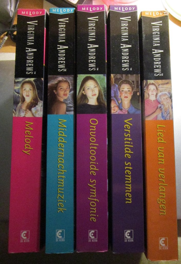 vijfdelige Melody-serie van Virginia Andrews., Ophalen of Verzenden, Zo goed als nieuw, Virginia Andrews, Nederland