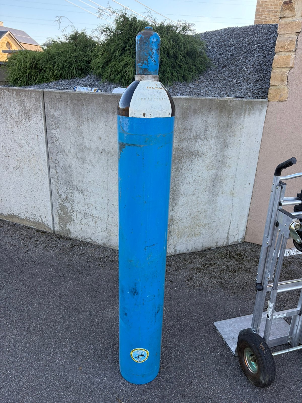 LOT DE 6 BOUTEILLES DE STOCKAGE AIR COMPRIMÉ 50L 200/300 BAR, Enlèvement, Comme neuf