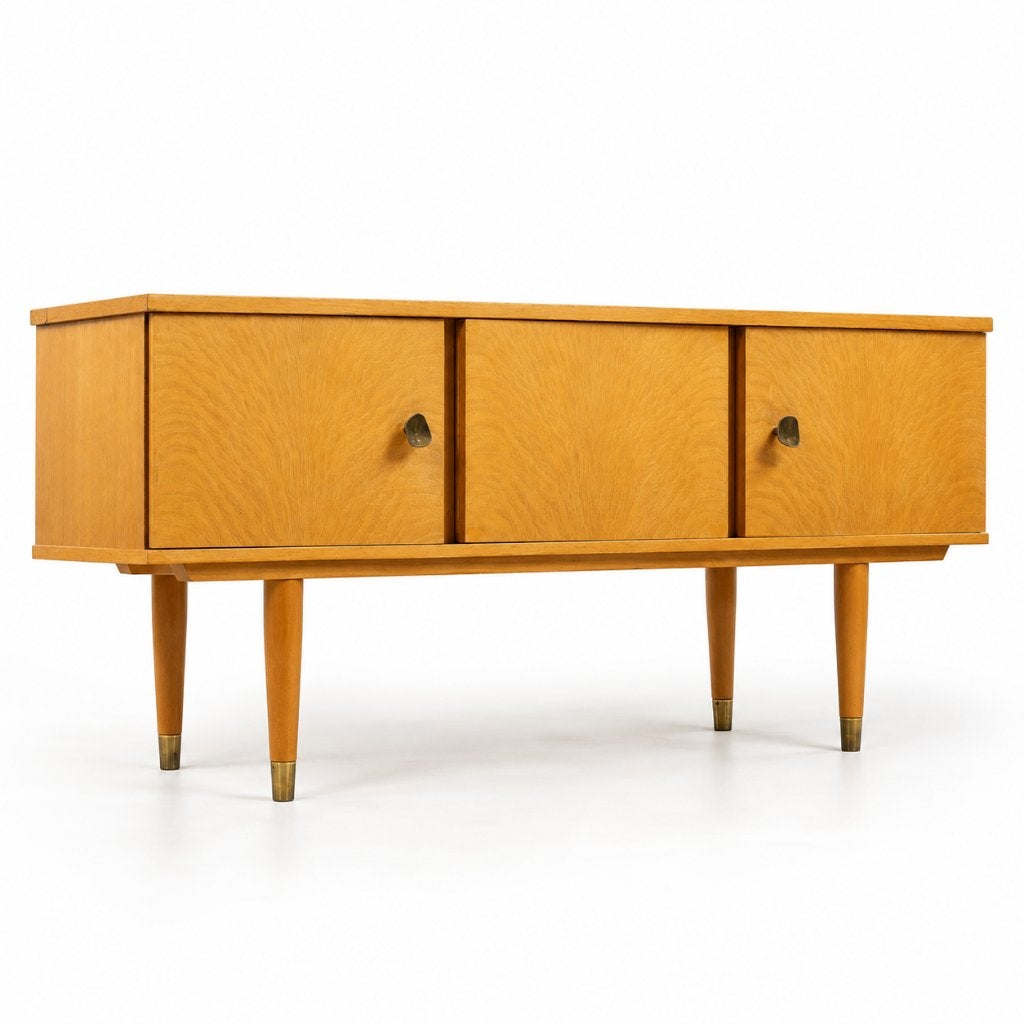 Prachtig vintage dressoir, Ophalen, Gebruikt, Met deur(en), Eikenhout