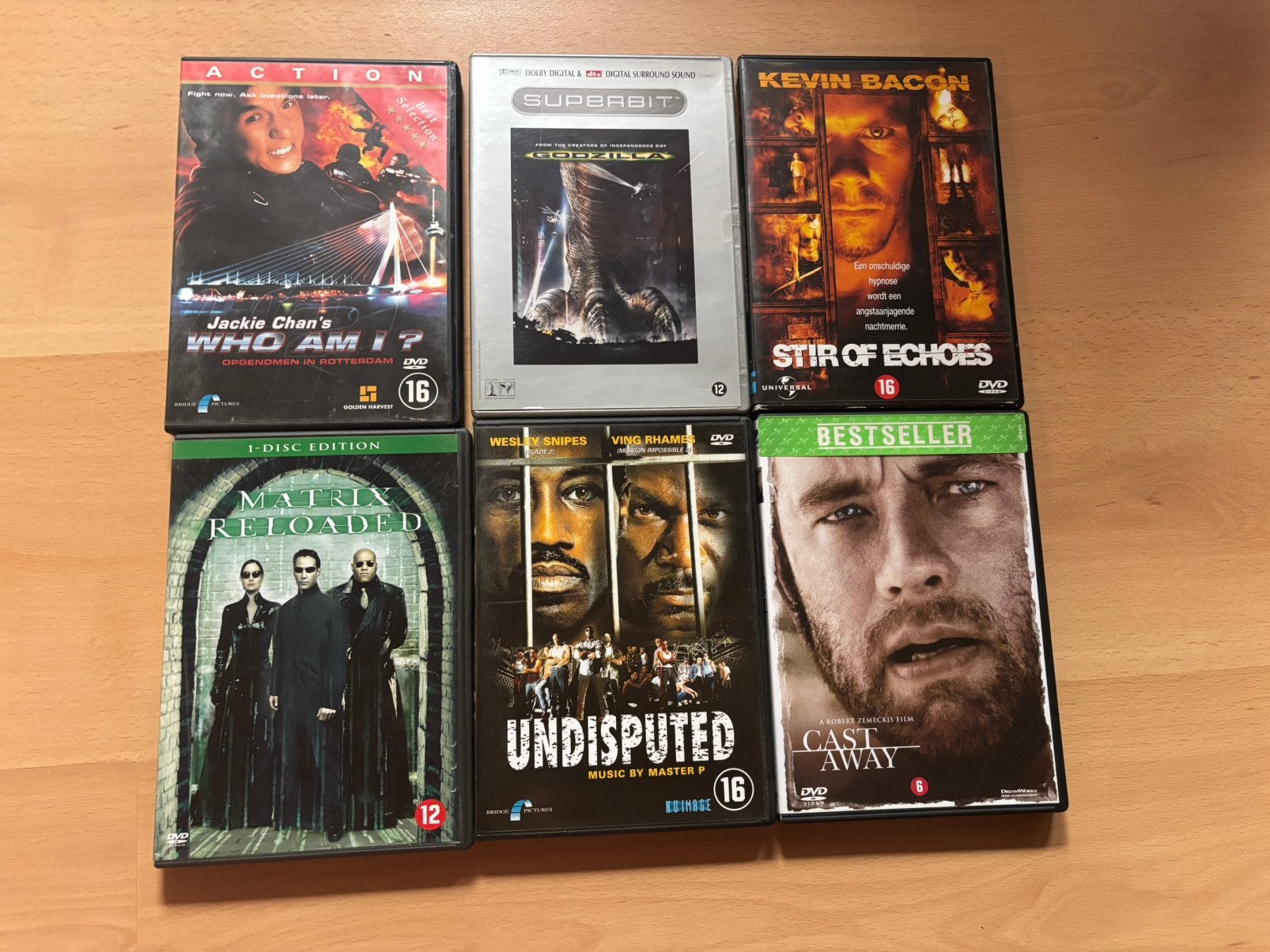 6 DVD - titres variés, Envoi, Comme neuf