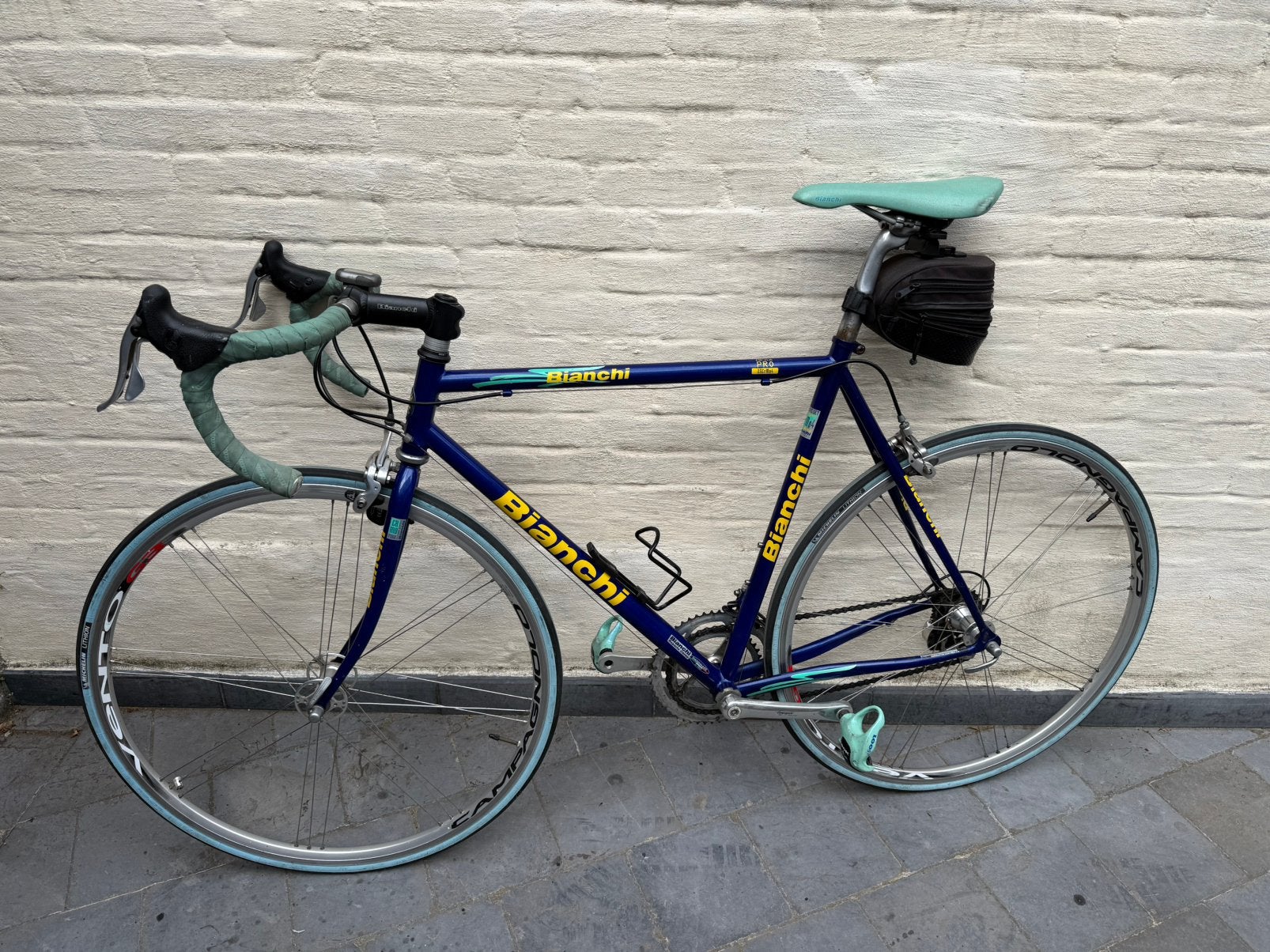 VÉLO BIANCHI MEGA PRO REPARTO CORSE Taille 55, Autres marques, Frein sur jante, Enlèvement, 53 à 57 cm