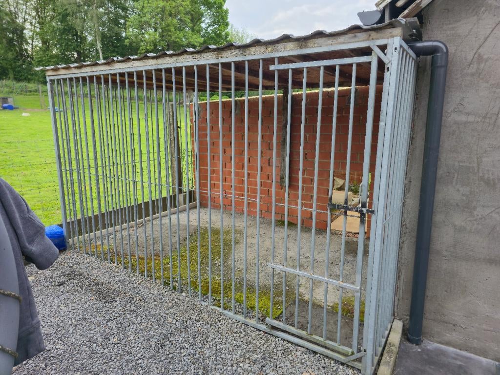 Panneaux de course pour chiens en acier, Enlèvement, Utilisé, 100 cm ou plus, Chenil chien