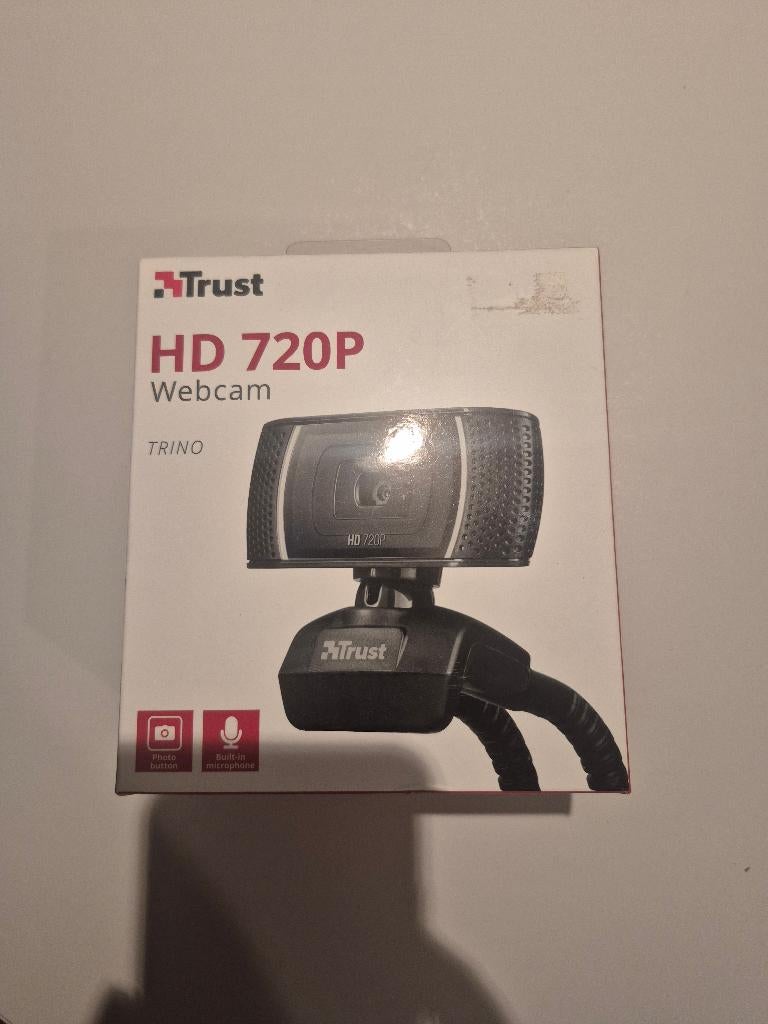 Webcam TK Trust HD 720p, Neuf, Enlèvement ou Envoi, Clip moniteur, Trust