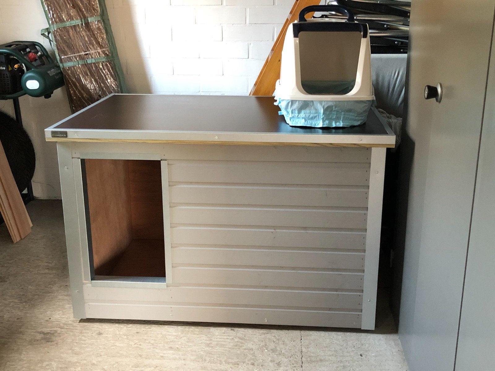 Geïsoleerd hondenhok, Dieren en Toebehoren, Ophalen, 110 cm of meer, 65 tot 100 cm, Hondenhok