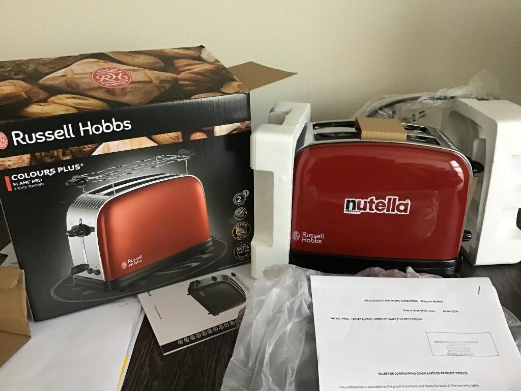 broodrooster Hobbs nutella nieuw nog verpakt, Ophalen of Verzenden, Nieuw