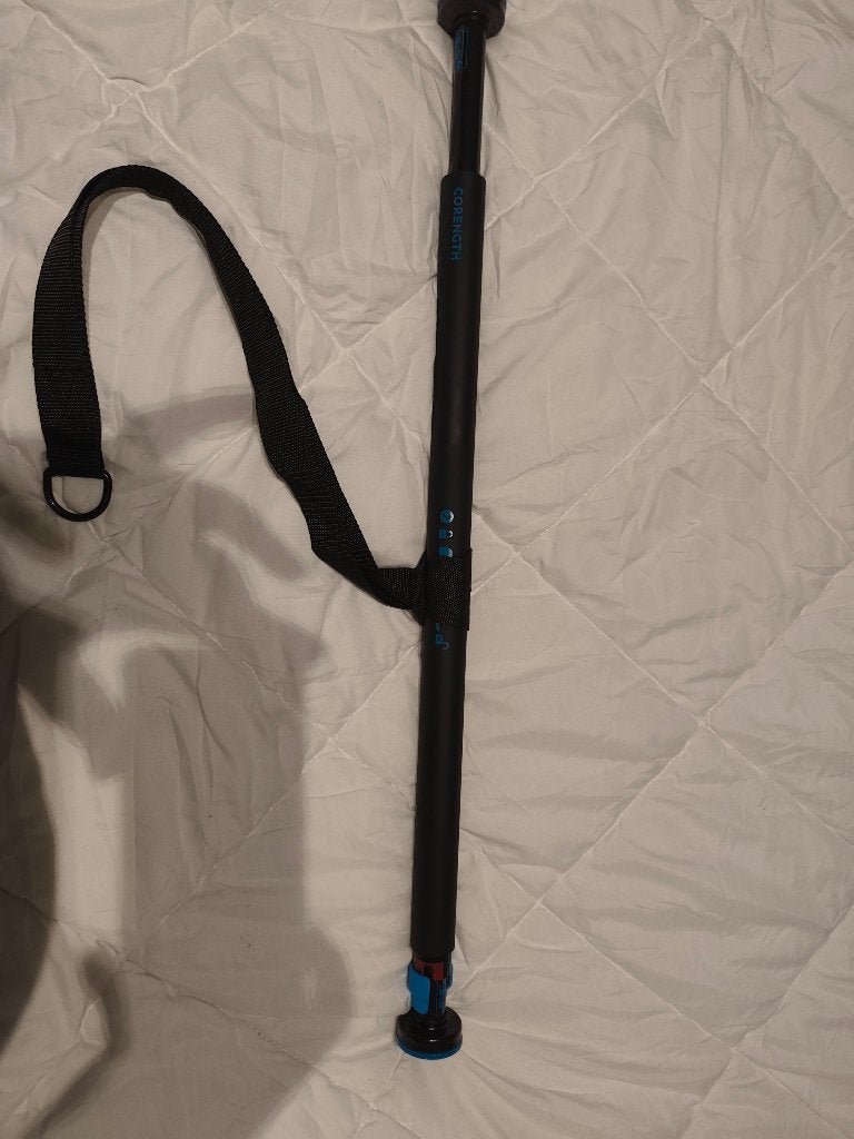 Barre de traction + poulie, Sport en Fitness, Ophalen, Zo goed als nieuw, Oprekstang