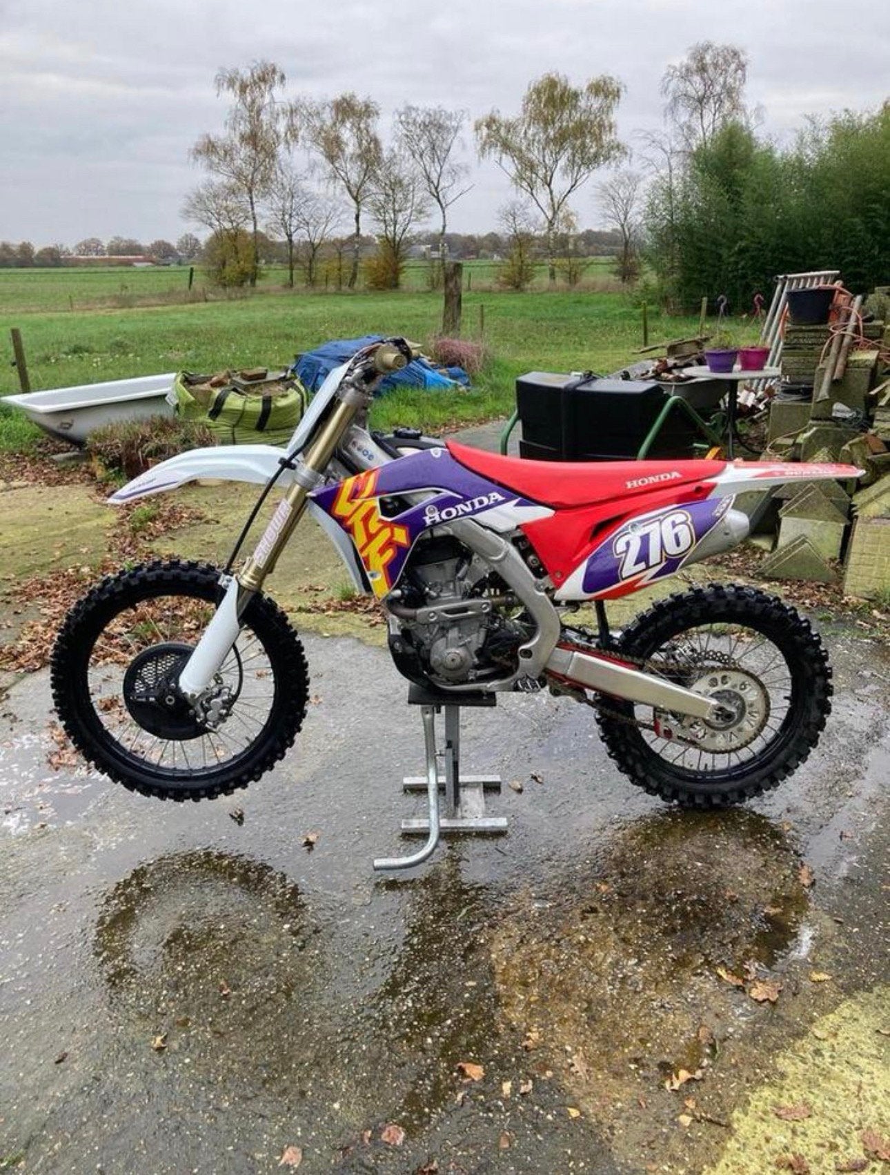 Honda CRF 250r/ Honda CR 125 GESTOLEN!!, Fietsen en Brommers, Ophalen, Zo goed als nieuw, Honda