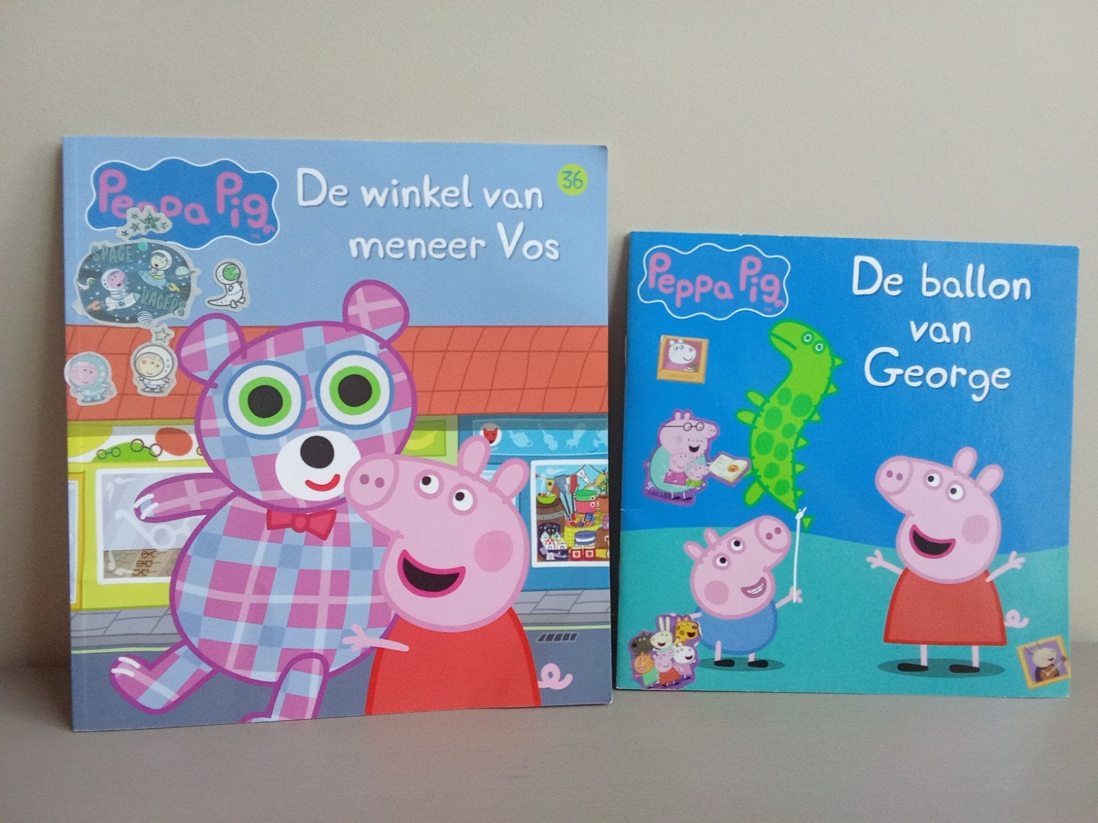 Peppa Pig leesboekjes, Ophalen