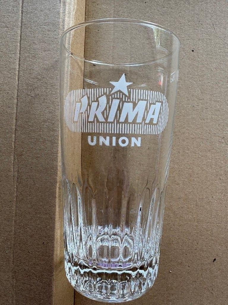 Prima Union, Collections, Marques de bière, Enlèvement ou Envoi, Comme neuf, Verre ou Verres, Autres marques