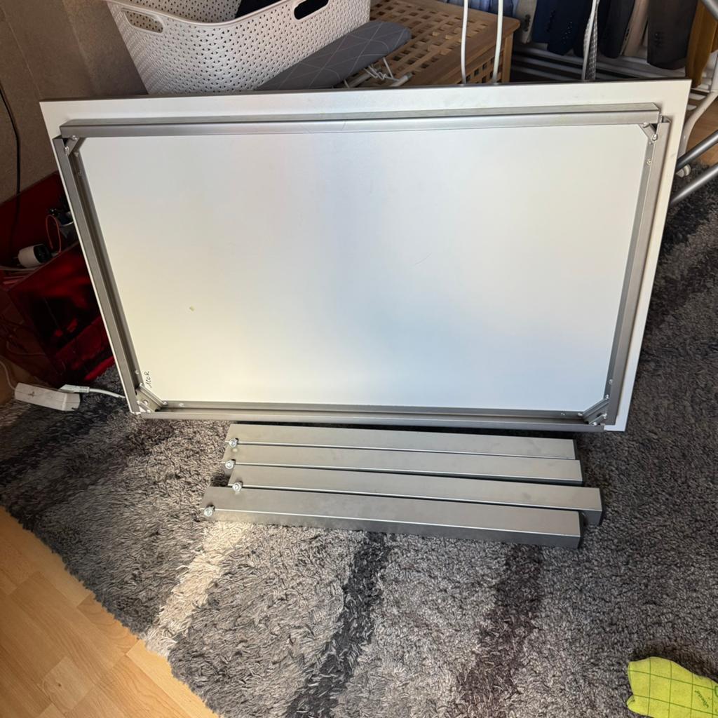 Tafel met stoel 110x70 cm, Huis en Inrichting, Bureaustoelen, Ophalen, Zo goed als nieuw, Bruin, Bureaustoel