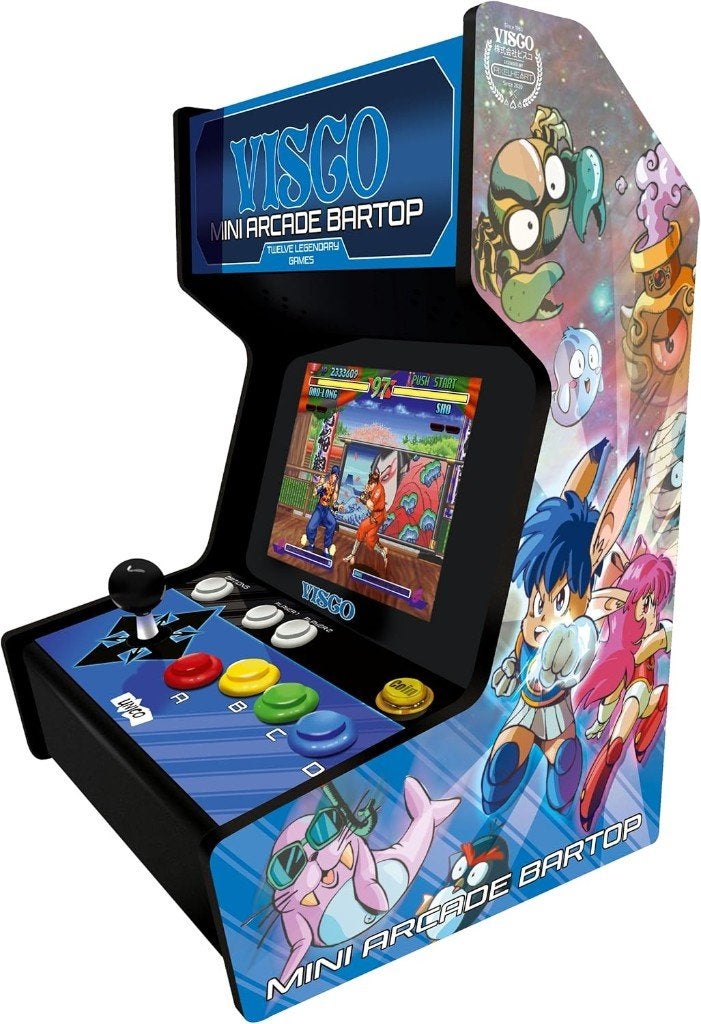 VISCO Mini Arcade Bartop 12 spellen, Ophalen of Verzenden, Zo goed als nieuw