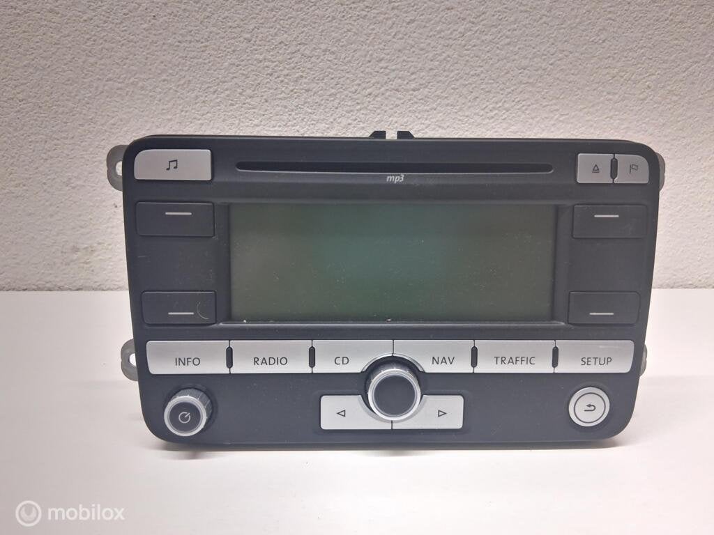 Autoradio Vw Golf V 1.4 TSI ('03-'08) 1K0035191D, Autos : Pièces & Accessoires, Enlèvement ou Envoi, Volkswagen, Utilisé, Volkswagen