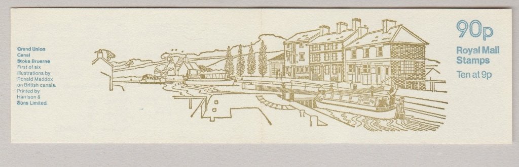 GB 1978 Brochure SG FG2A Grand Union Canal **, Timbres & Monnaies, Timbres | Europe | Royaume-Uni, Envoi, Non oblitéré