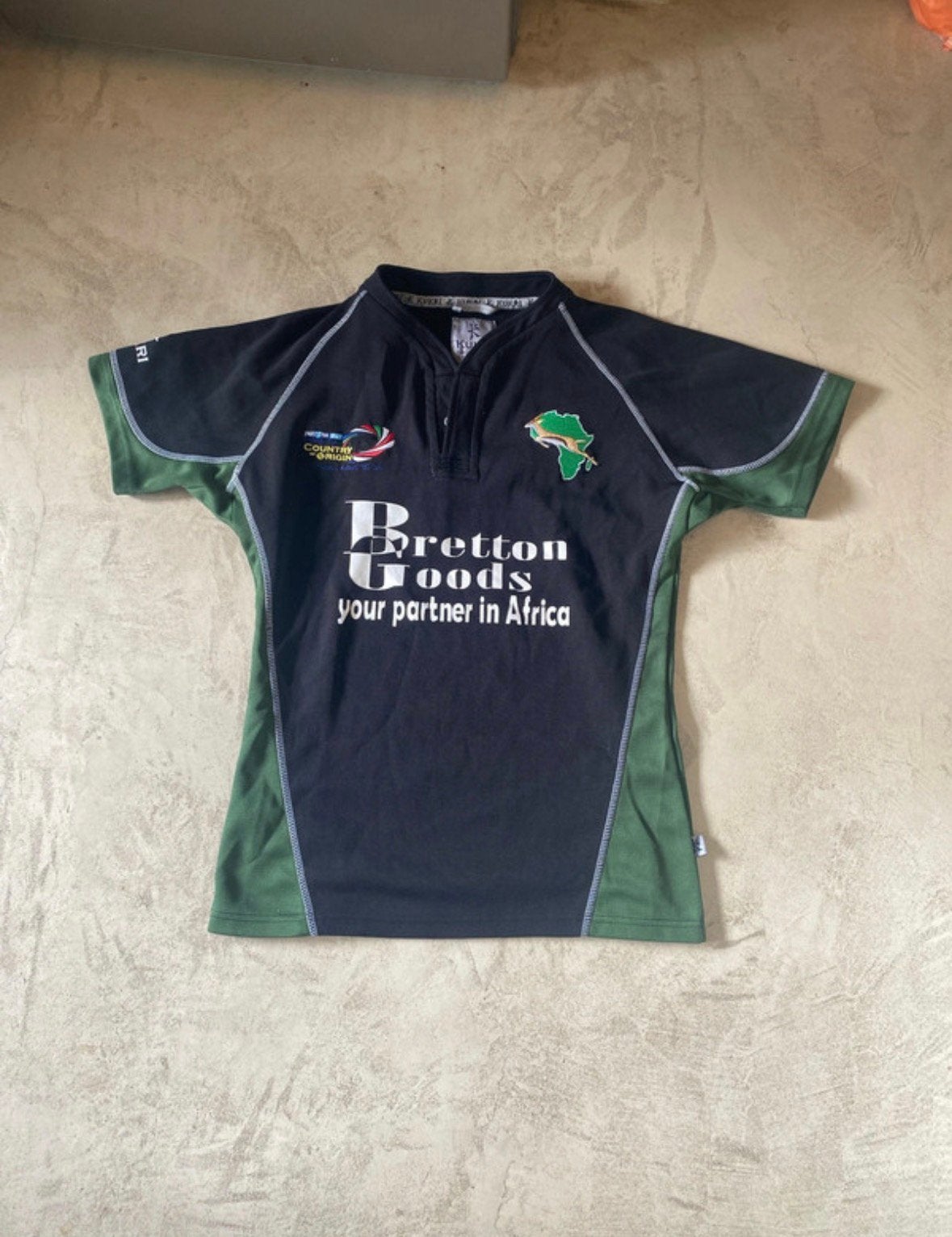Maillot Rugby Vintage Kukri Afrique du Sud 2011 Floqué N13, Enlèvement ou Envoi, Comme neuf
