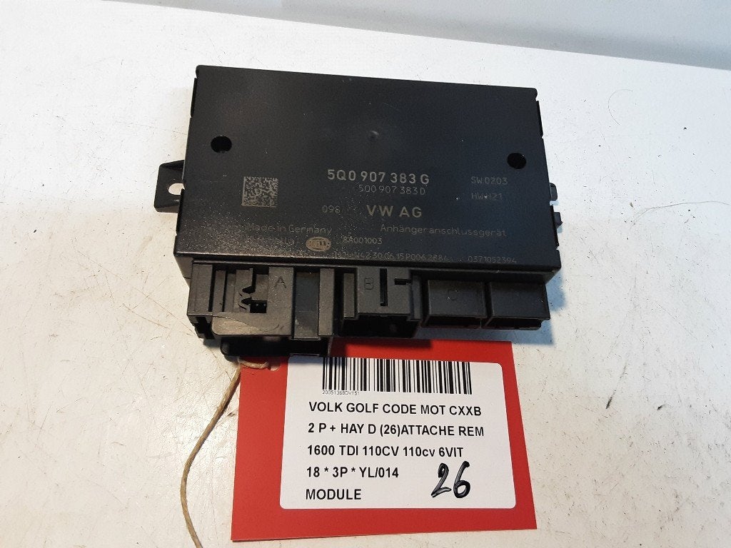 UNITE ELECTRONIQUE Volkswagen Golf VII (AUA) (5Q0907383G), Volkswagen, Mevr. I. Hauben, Utilisé, Rue de l'Espoir 34 34
4030  GRIVEGNÉE, BE