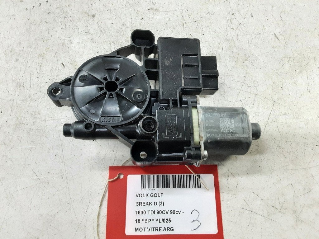 MOTEUR LEVE VITRE ELECTRIQUE ARRIÈRE GAUCHE (5Q0959811), Arrière, Volkswagen, Volkswagen AG, Utilisé