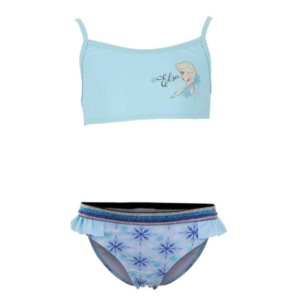 Disney Frozen Bikini Licht Blauw - Mt 104 - 110 - 116 - 128, Neuf, Disney Frozen, Enlèvement ou Envoi, Fille