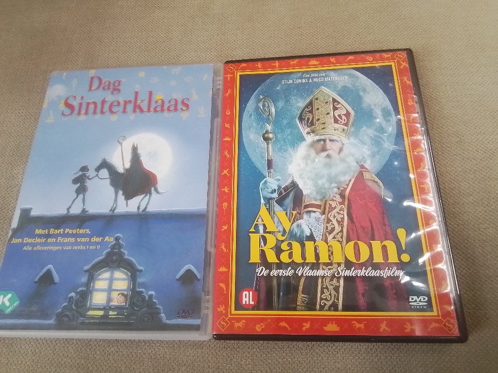 Dvd dag Sinterklaas + gratis Ay Ramon, Enlèvement ou Envoi, Tous les âges, Utilisé, Néerlandais