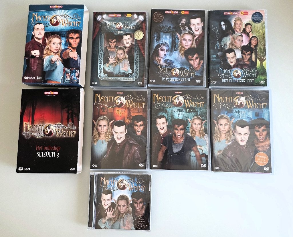 Studio 100 Nachtwacht : 6 DVD's en 1 CD, Cd's en Dvd's, Ophalen of Verzenden