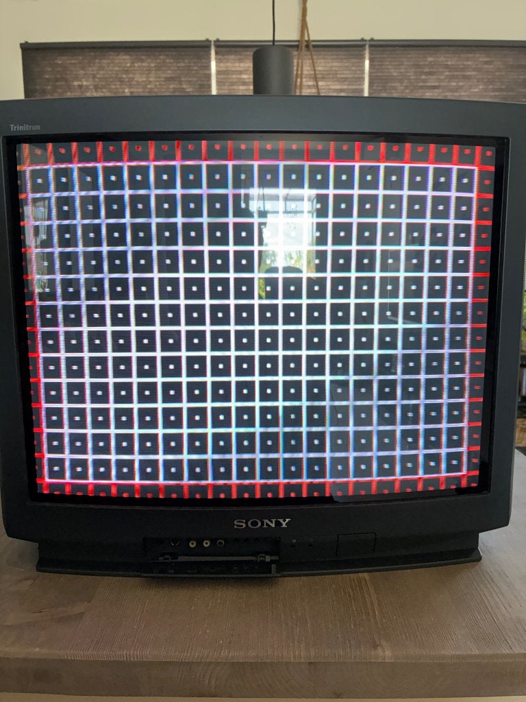 Sony Trinitron CRT TV KV-25X5, Audio, Tv en Foto, Vintage Televisies, Ophalen of Verzenden, Gebruikt, 60 tot 80 cm, Sony