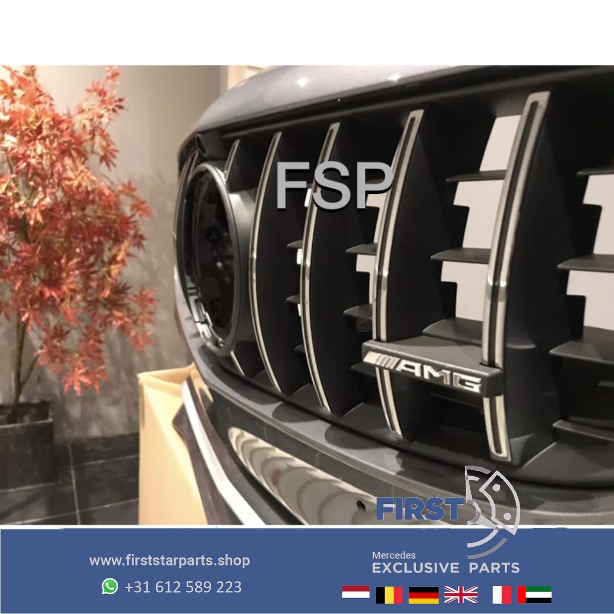 W205 C63 AMG FACELIFT VOORBUMPER COMPLEET Mercedes C Klasse, Autos : Pièces & Accessoires, Utilisé, -, Avant, -