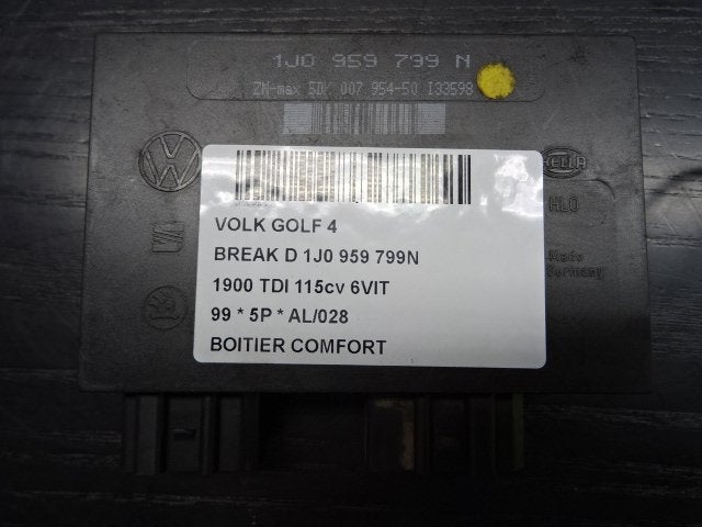 ORDINATEUR GESTION CONFORT Volkswagen Golf IV Variant (1J5), Autos : Pièces & Accessoires, Volkswagen, Volkswagen AG, Utilisé
