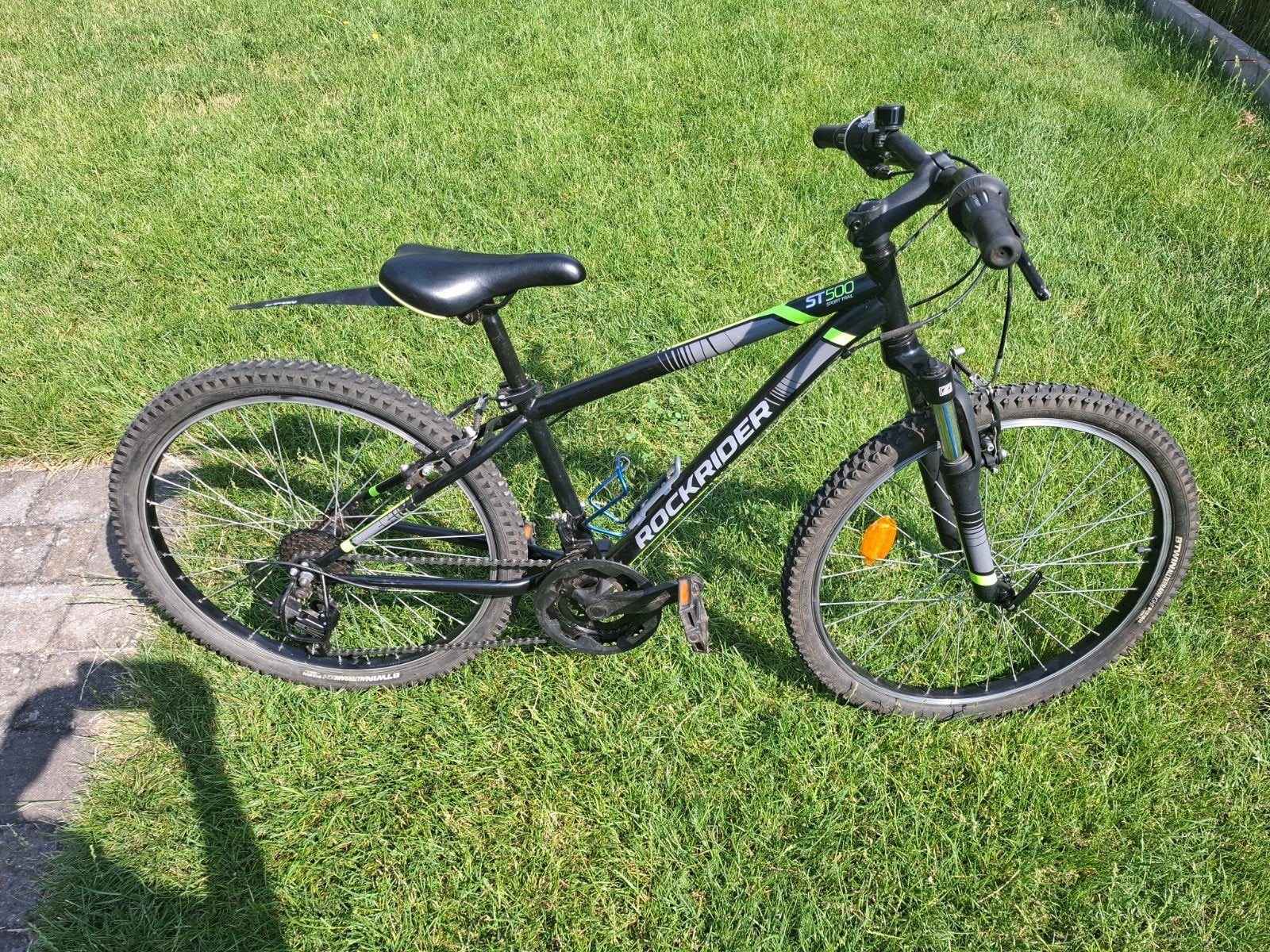Mtb kids 24 inch rockrider, Fietsen en Brommers, Ophalen, Gebruikt, Velgrem, Overige merken