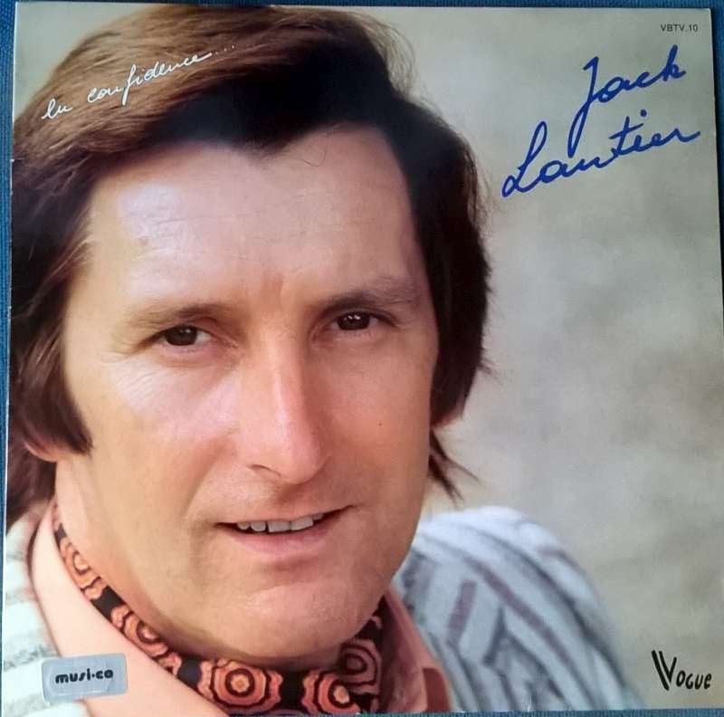 LP Jack Lantier - En Confidence, Cd's en Dvd's, Vinyl | Pop, Zo goed als nieuw, Complilatie, 12 inch, Ophalen of Verzenden