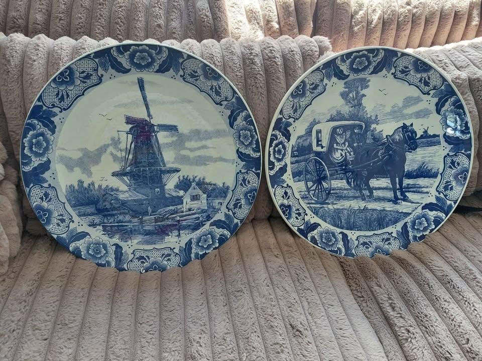 2 anciennes assiettes décorative, Antiquités & Art, Enlèvement