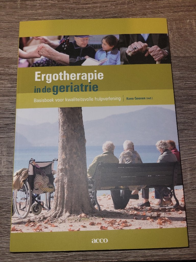 Ergotherapie in de geriatrie, Livres, Livres d'étude & Cours, Enlèvement ou Envoi, Neuf, Enseignement supérieur, Acco