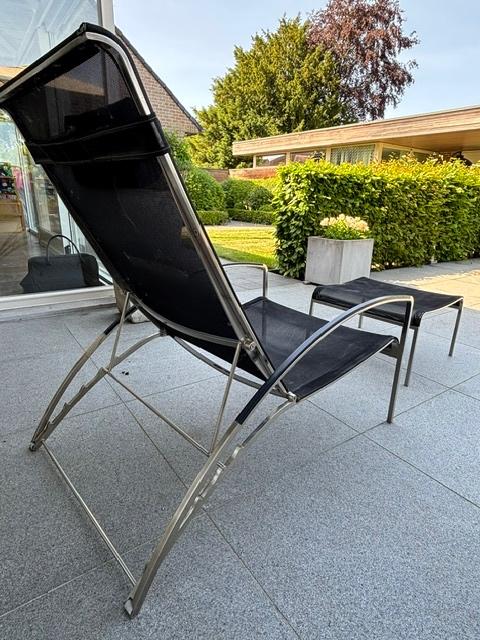 Ligbed QT Royal Botonia, Tuin en Terras, Ophalen, Gebruikt, Rvs, Verrijdbaar